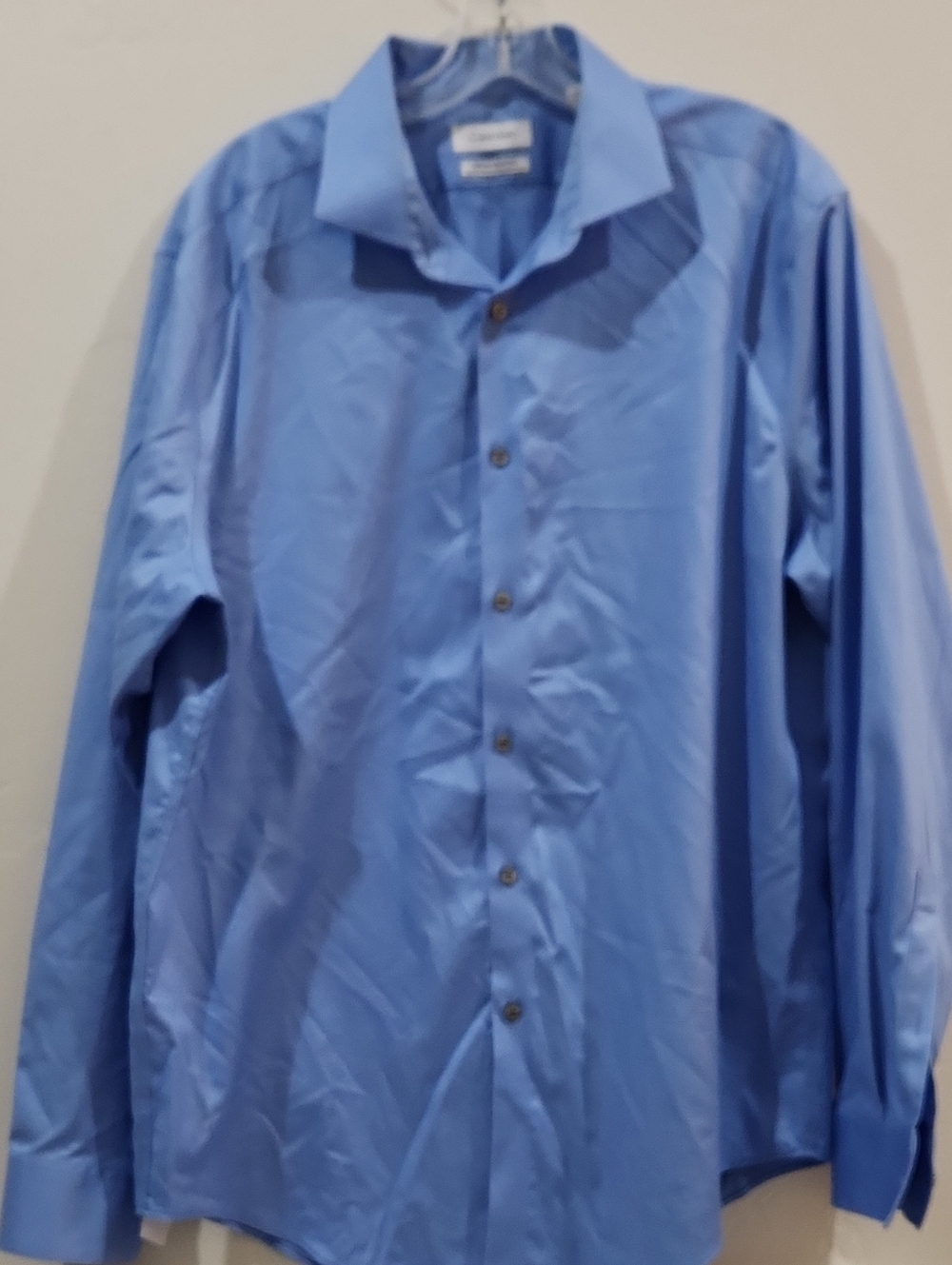 Calvin Klein Light Blue Slim Fit Dress Shirt